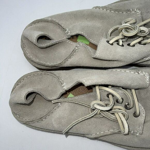 Sperry Top Sider Mens Lace Up Oxford Shoes Size 10 Light Beige Suede STS10717 main image 6